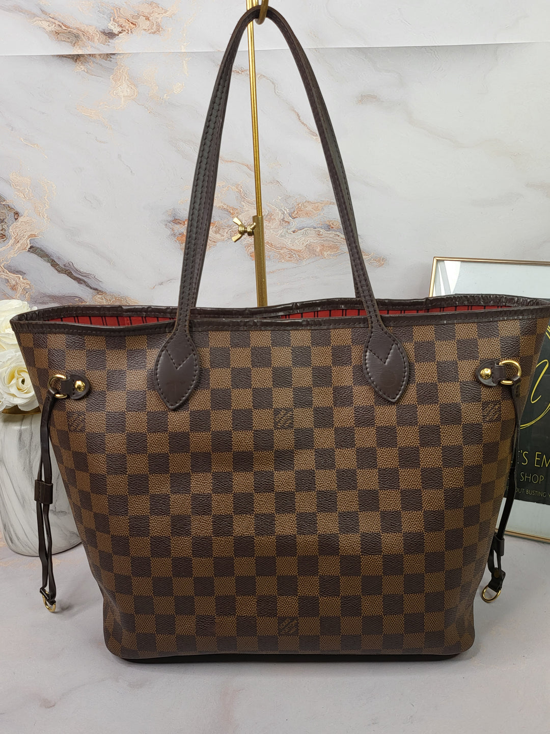 Louis Vuitton Damier Ebene Neverfull MM