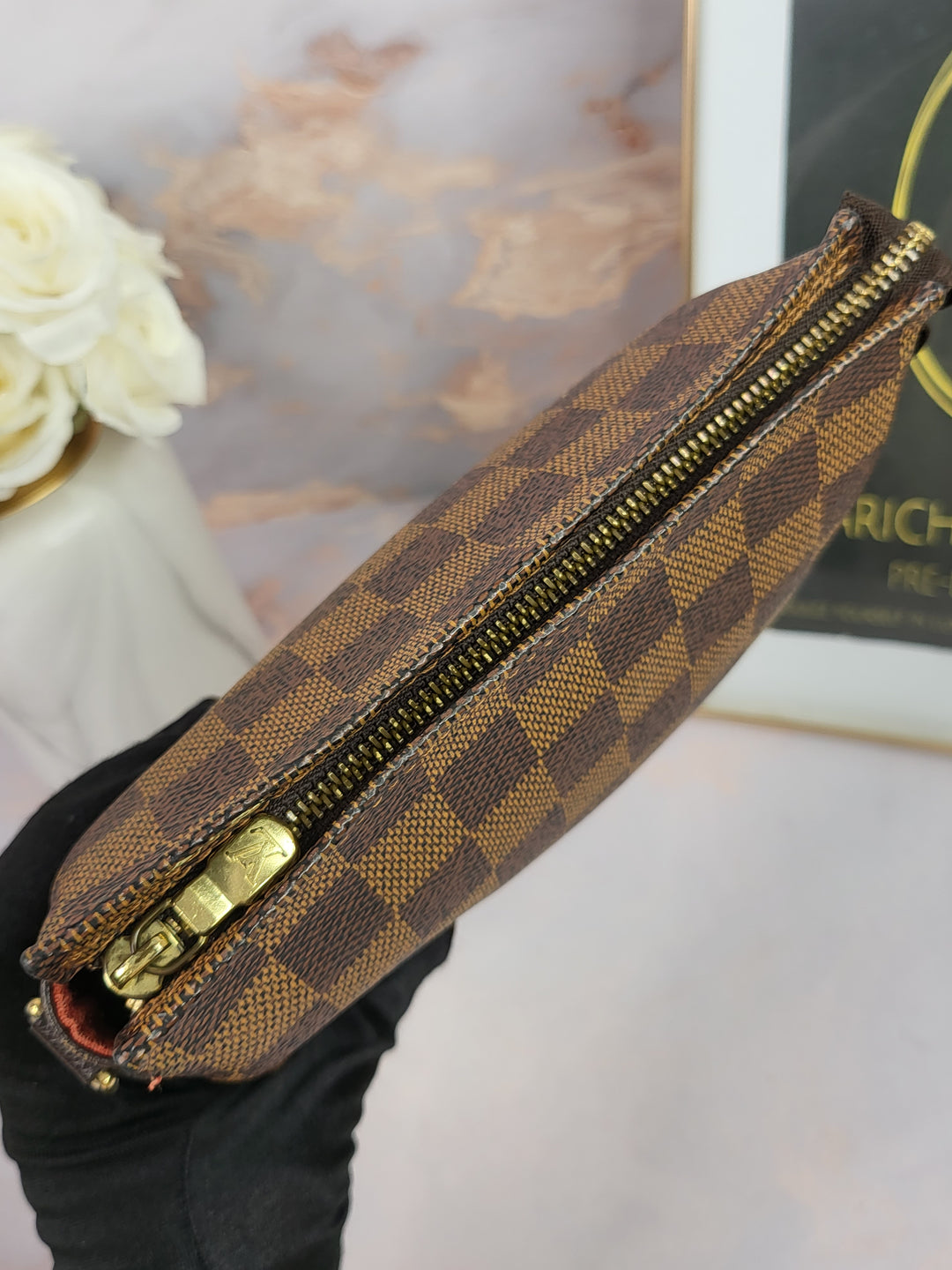 Louis Vuitton Damier Ebene Trousse Pouch