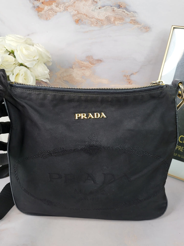 Prada Tessuto Jacquard Crossbody