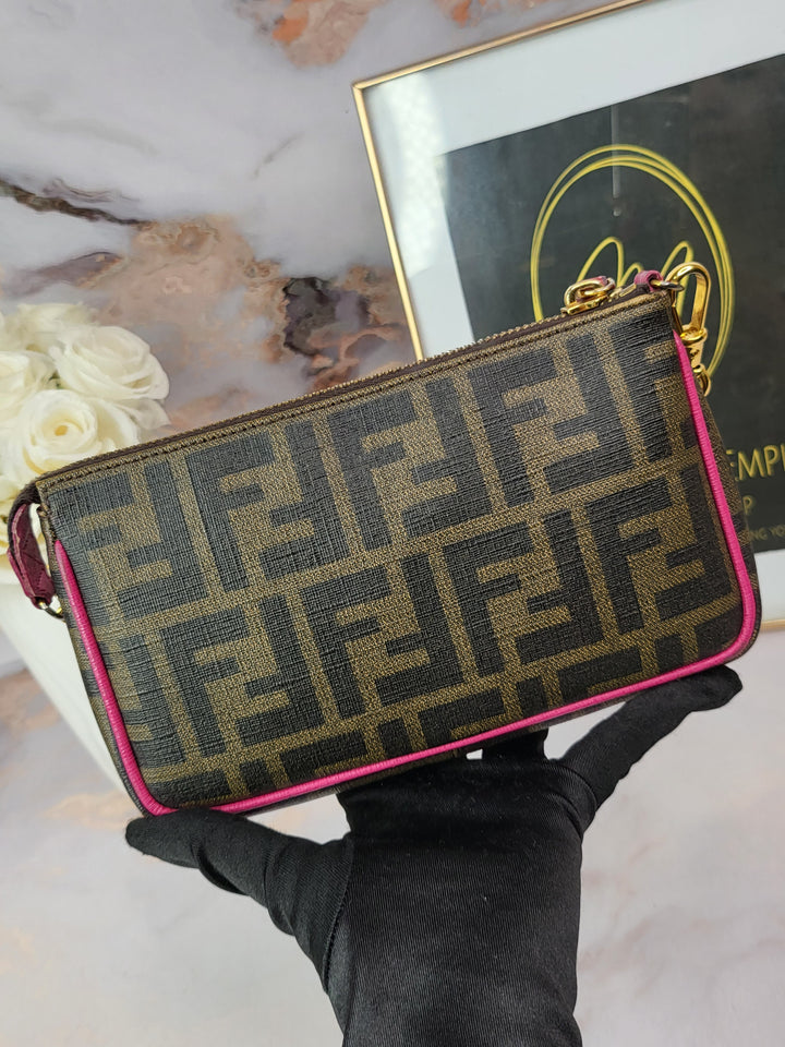 FENDI ZUCCA SPALMATI POCHETTE