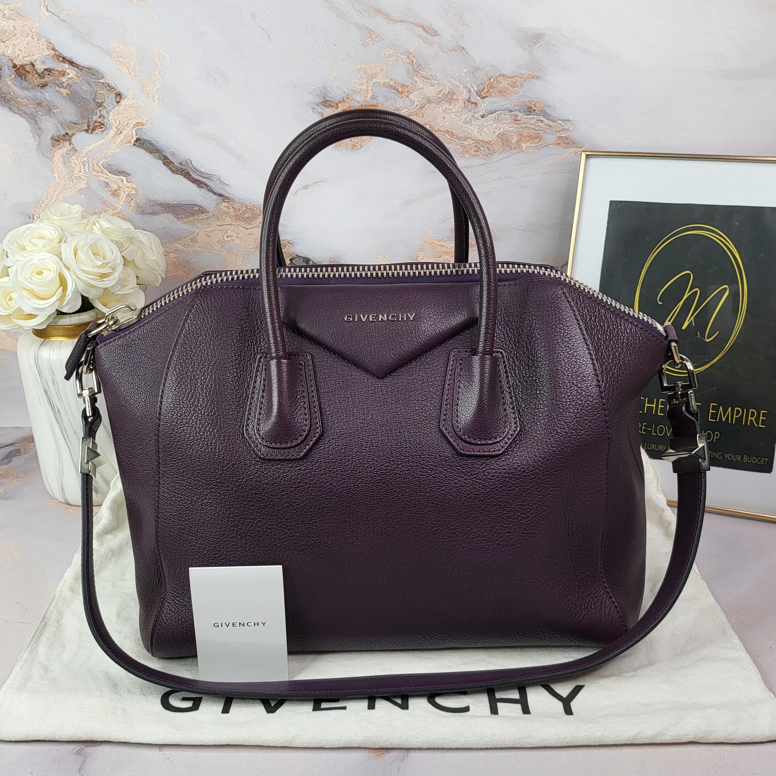 Triangle Bag Purple M – Talel Paris