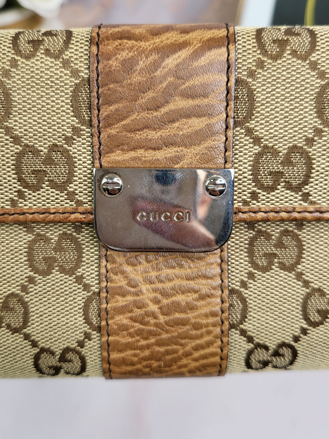 Gucci Canvas Long Wallet