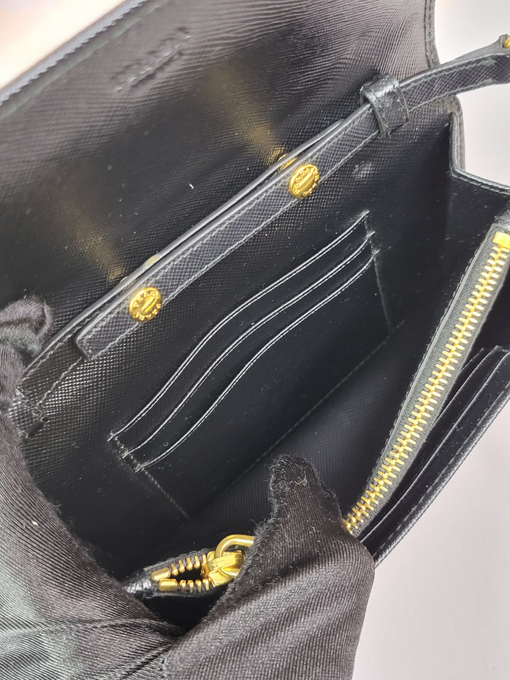 Prada Saffiano Wallet On Chain