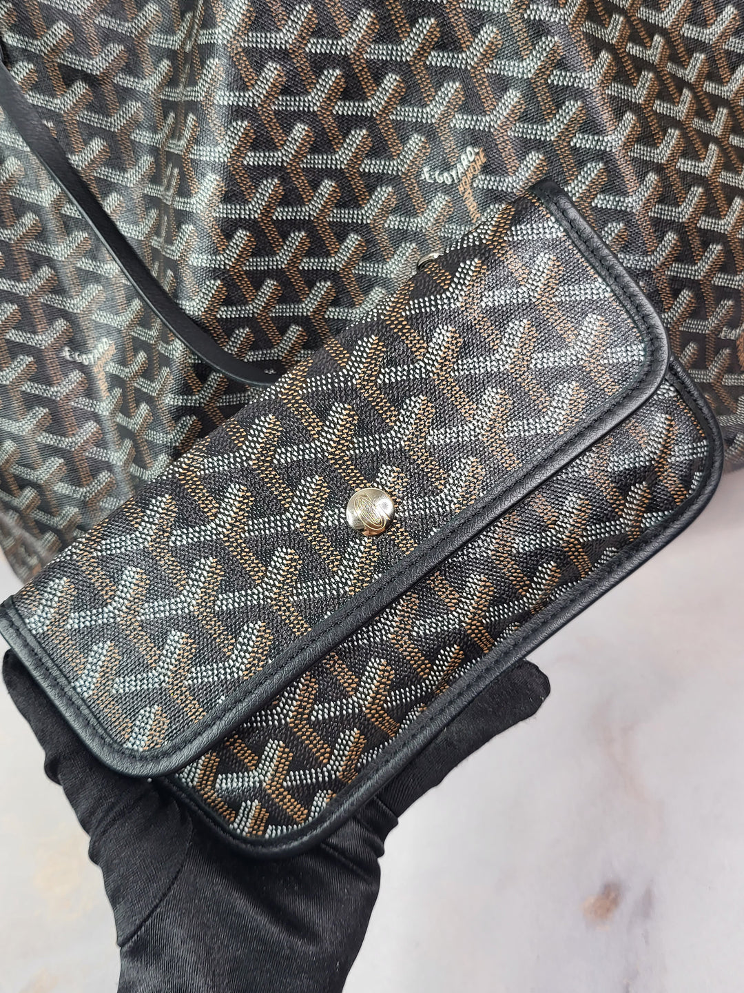 GOYARD ST LOUIS GM TOTE BAG