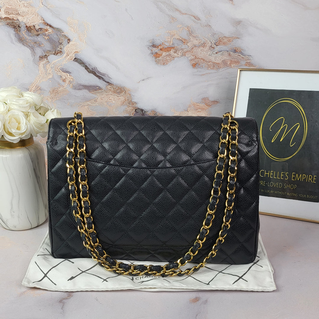 Chanel Caviar Double Flap Maxi