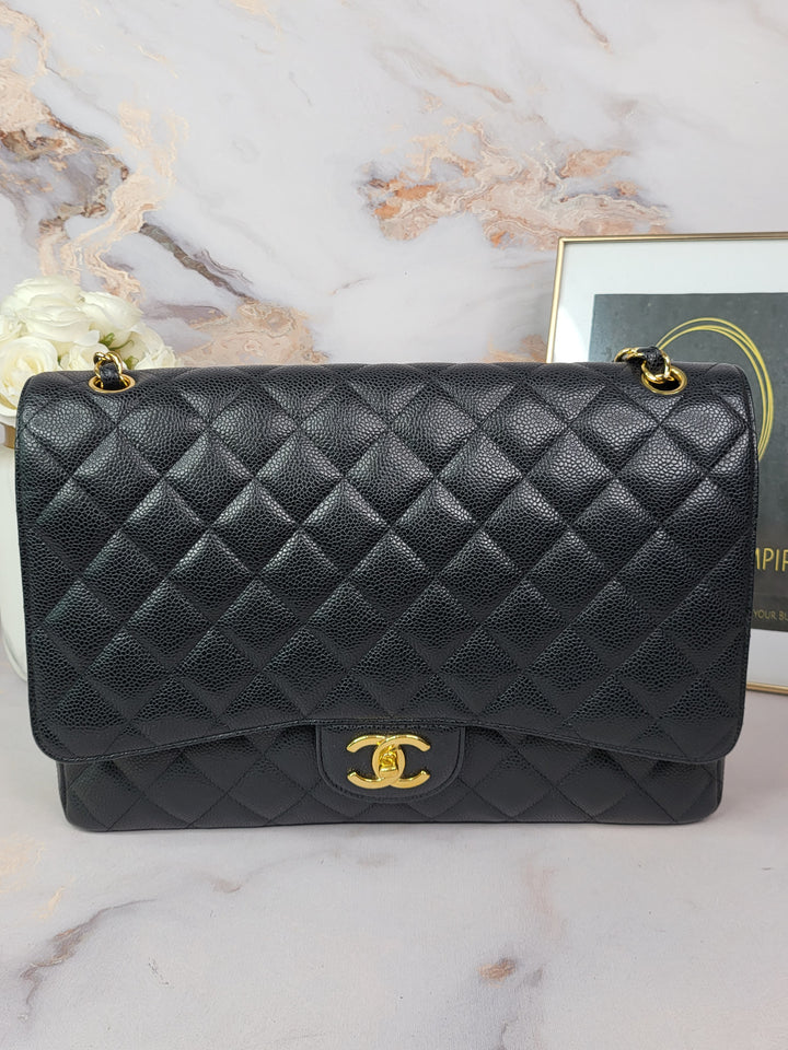 Chanel Caviar Double Flap Maxi