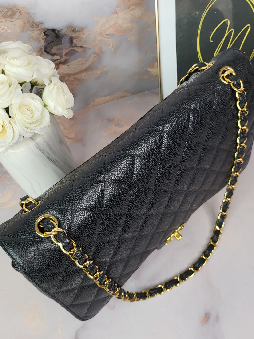 Chanel Caviar Double Flap Maxi