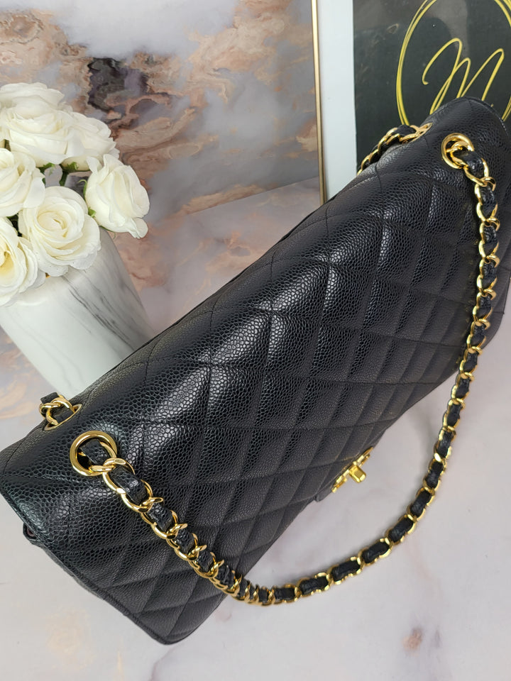 Chanel Caviar Double Flap Maxi