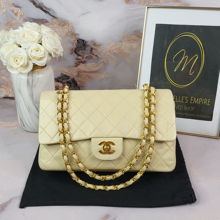 Chanel Lambskin Double Flap Medium