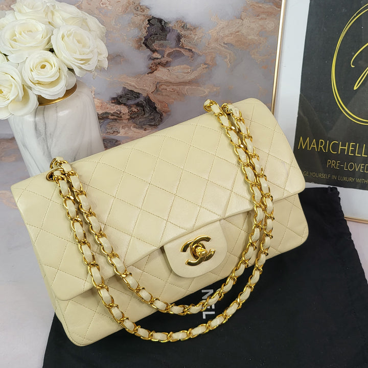 Chanel Lambskin Double Flap Medium