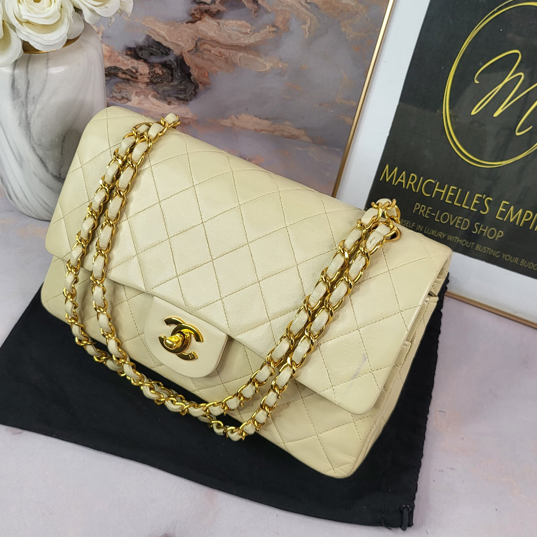 Chanel Lambskin Double Flap Medium