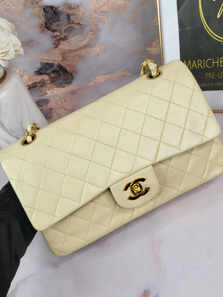 Chanel Lambskin Double Flap Medium