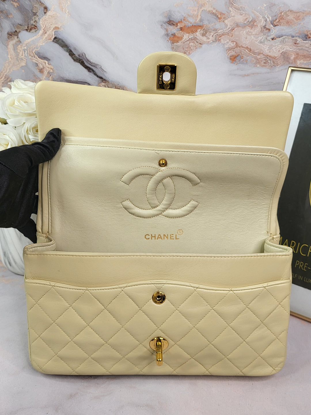 Chanel Lambskin Double Flap Medium