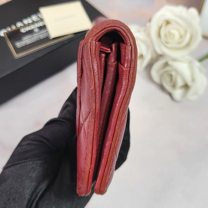 Chanel Lambskin Yen Wallet