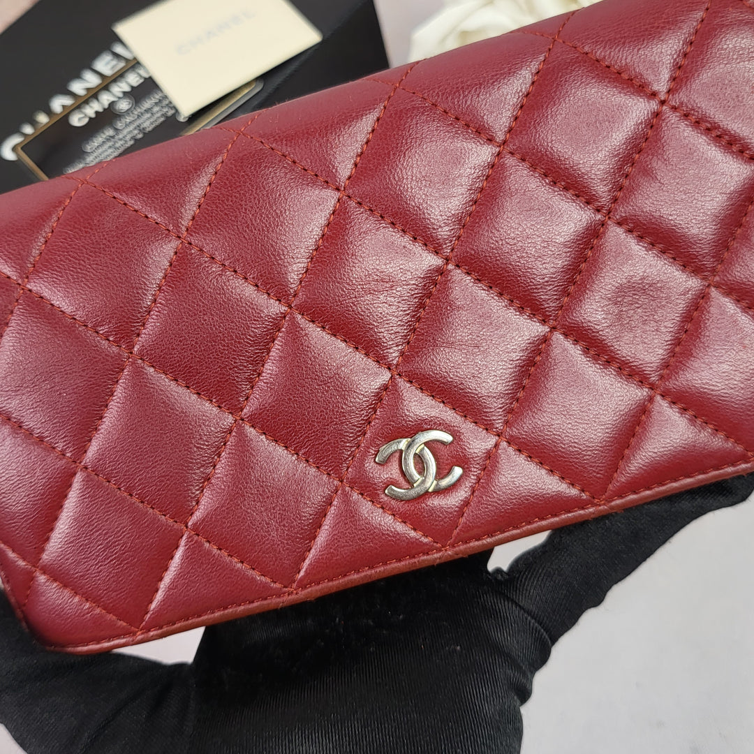 Chanel Lambskin Yen Wallet