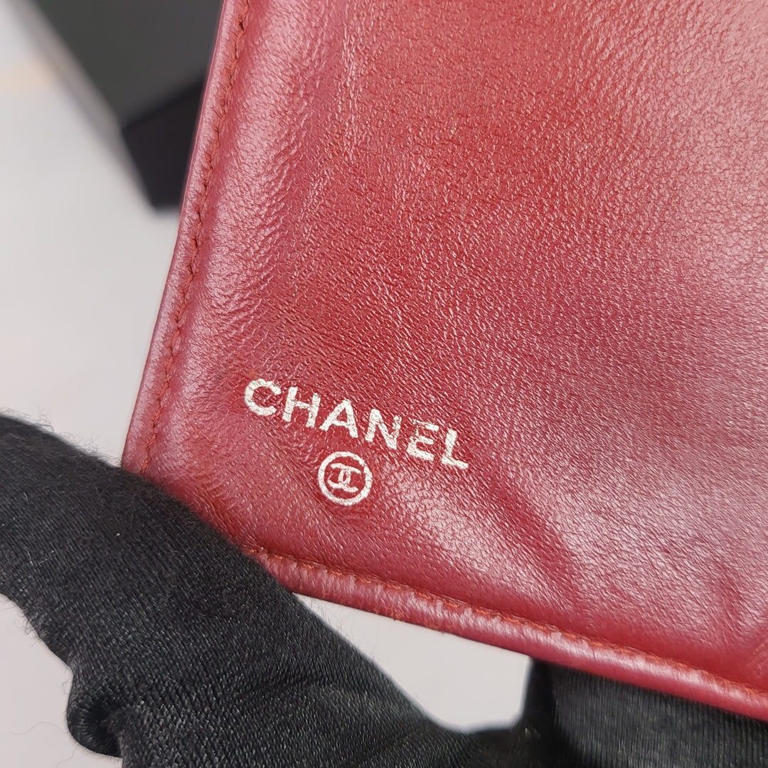 Chanel Lambskin Yen Wallet
