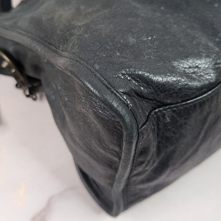 Balenciaga Distressed Leather Town