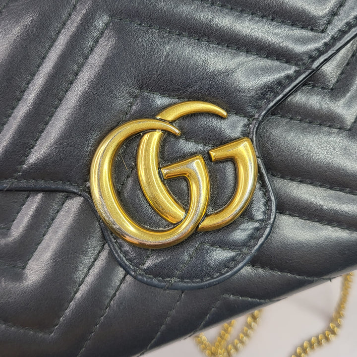 Gucci Marmont Mini Chain Wallet