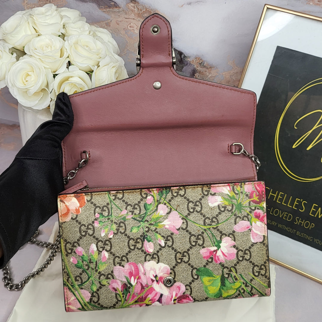 Gucci Dionyus Floral Chain Bag