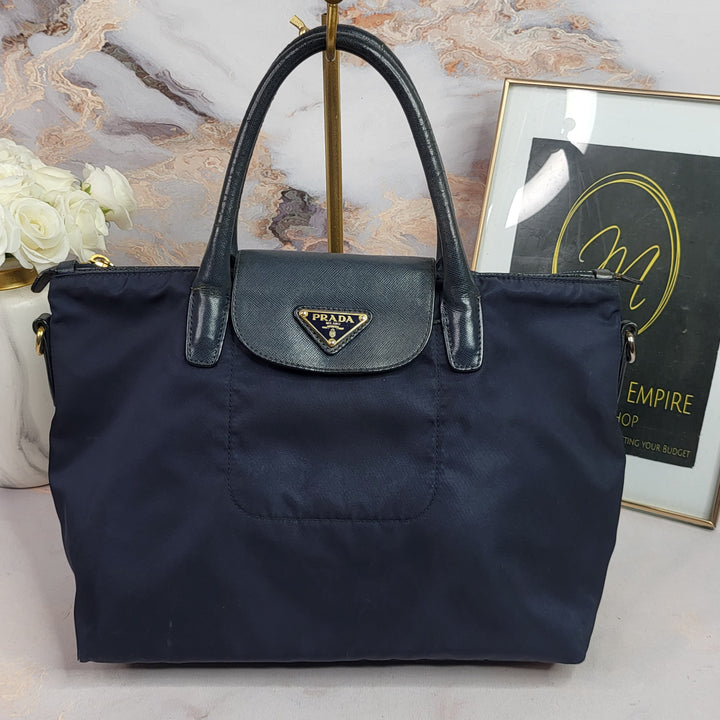 Prada Tessuto Saffiano Handbag