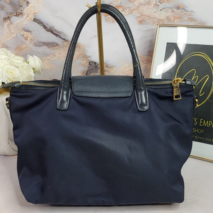 Prada Tessuto Saffiano Handbag