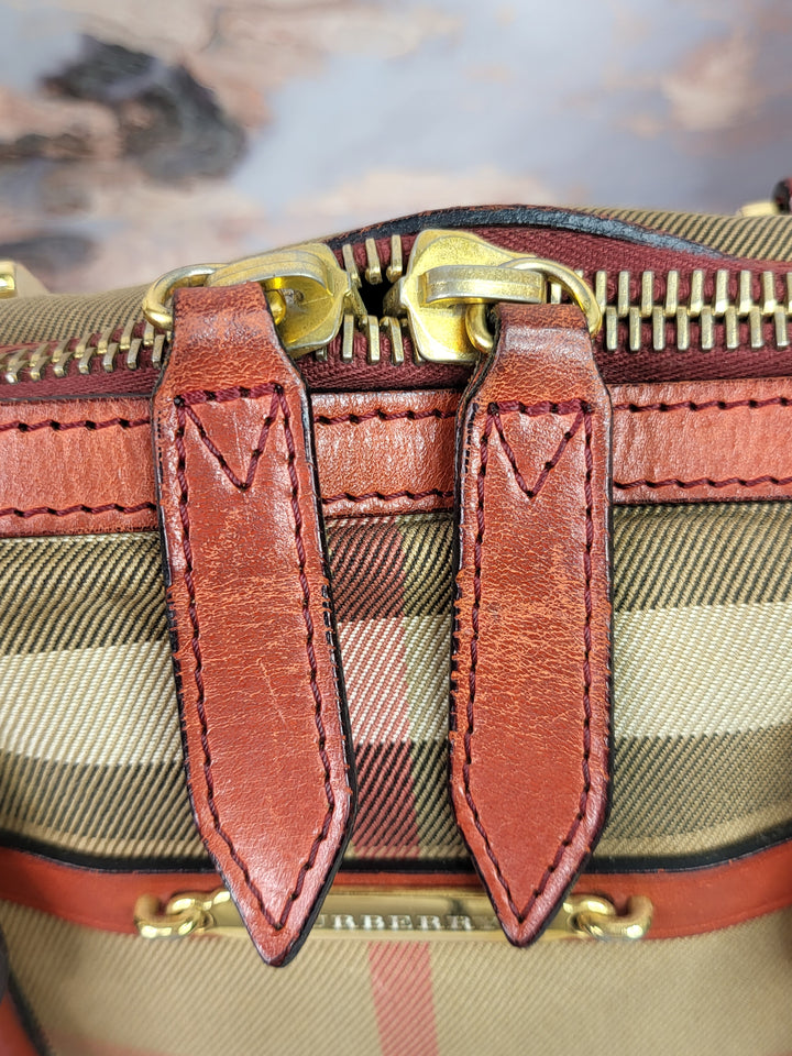 Burberry Bridle Orchard Bowler Bag