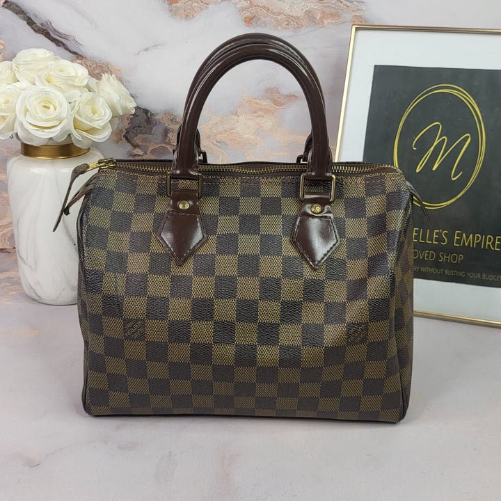 Louis Vuitton Damier Ebene Speedy 25