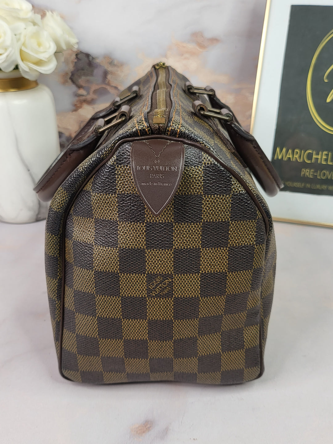 Louis Vuitton Damier Ebene Speedy 25