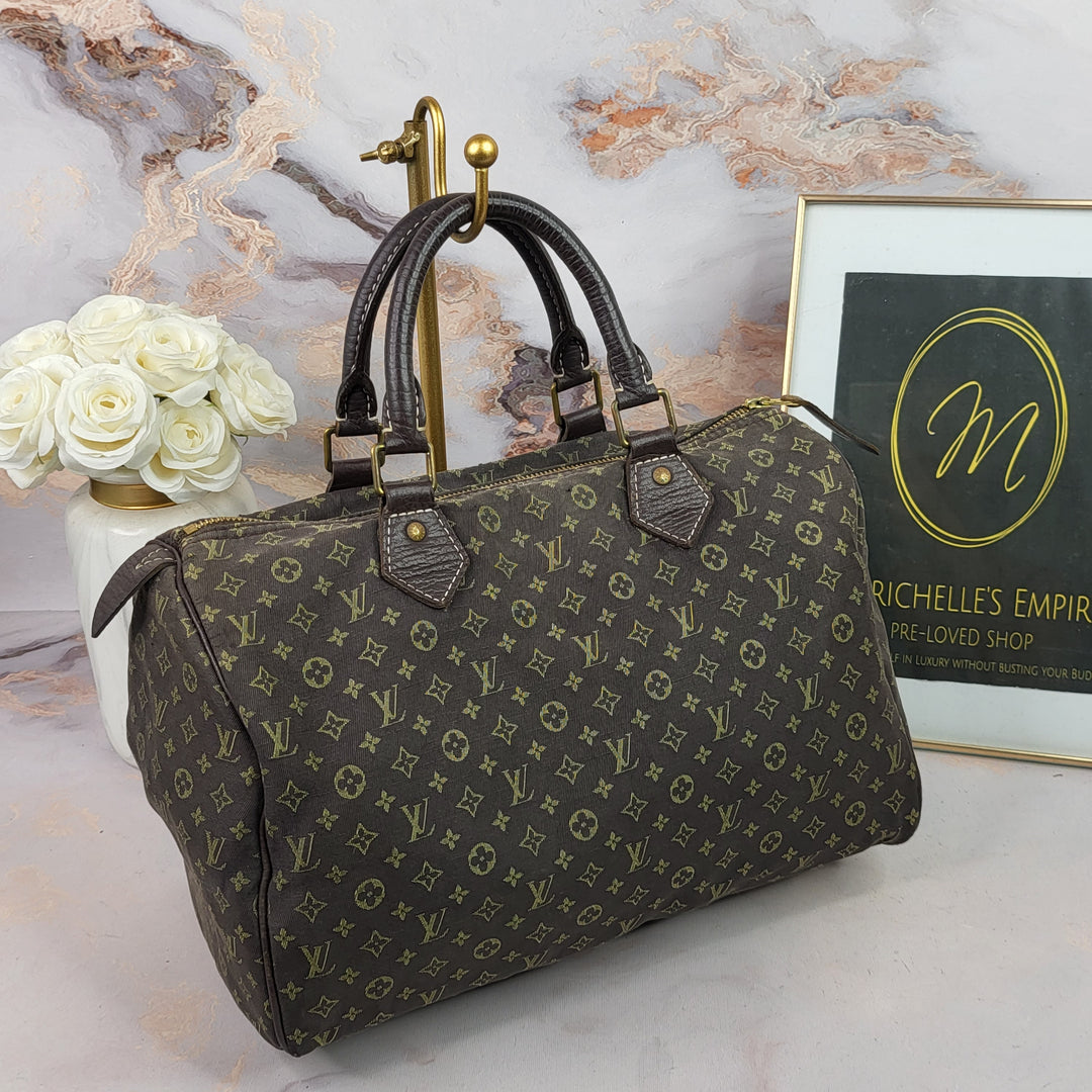 Louis Vuitton Mini Lin Speedy 30