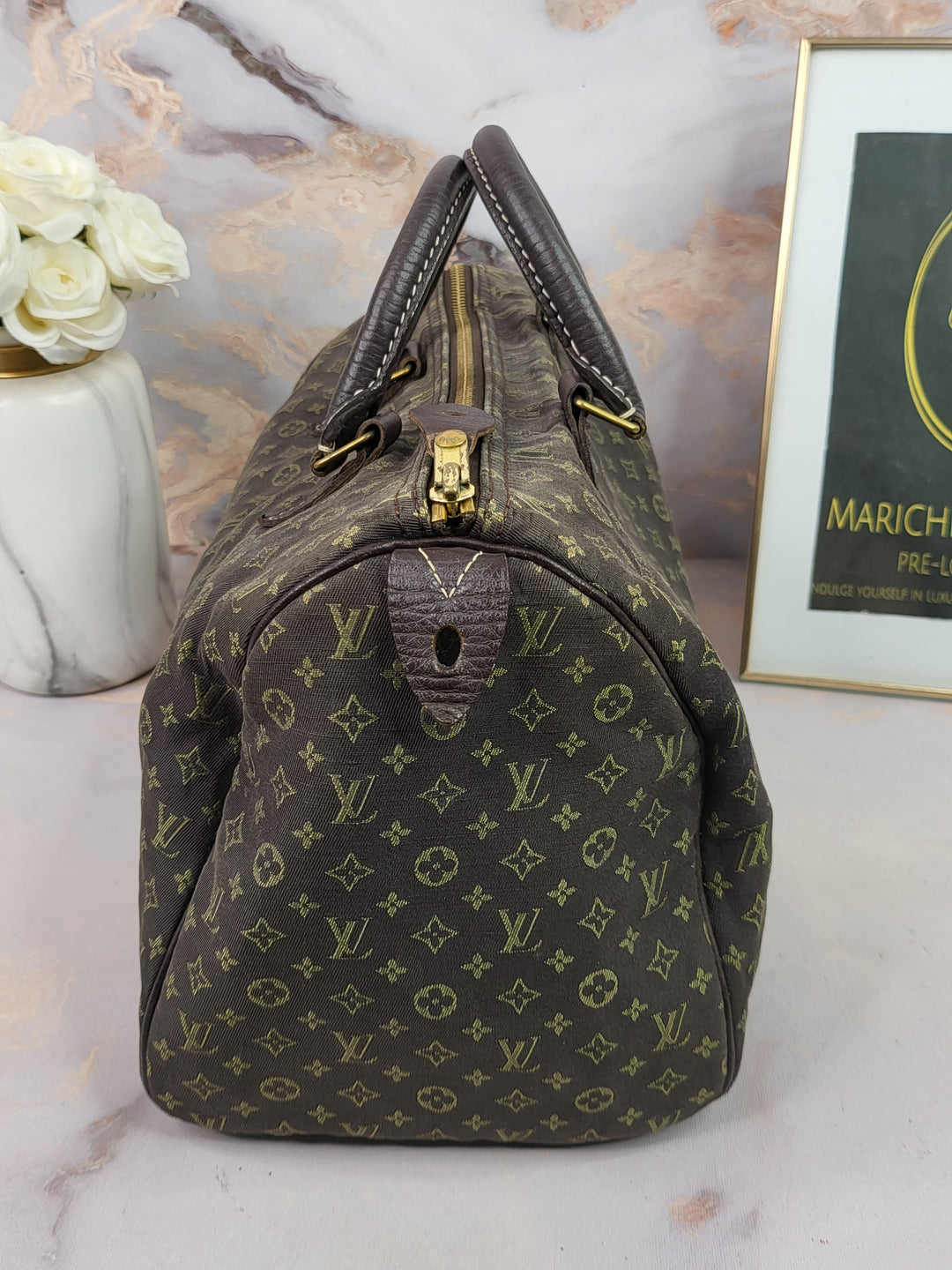 Louis Vuitton Mini Lin Speedy 30