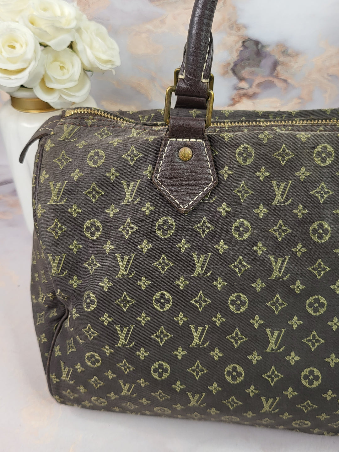 Louis Vuitton Mini Lin Speedy 30