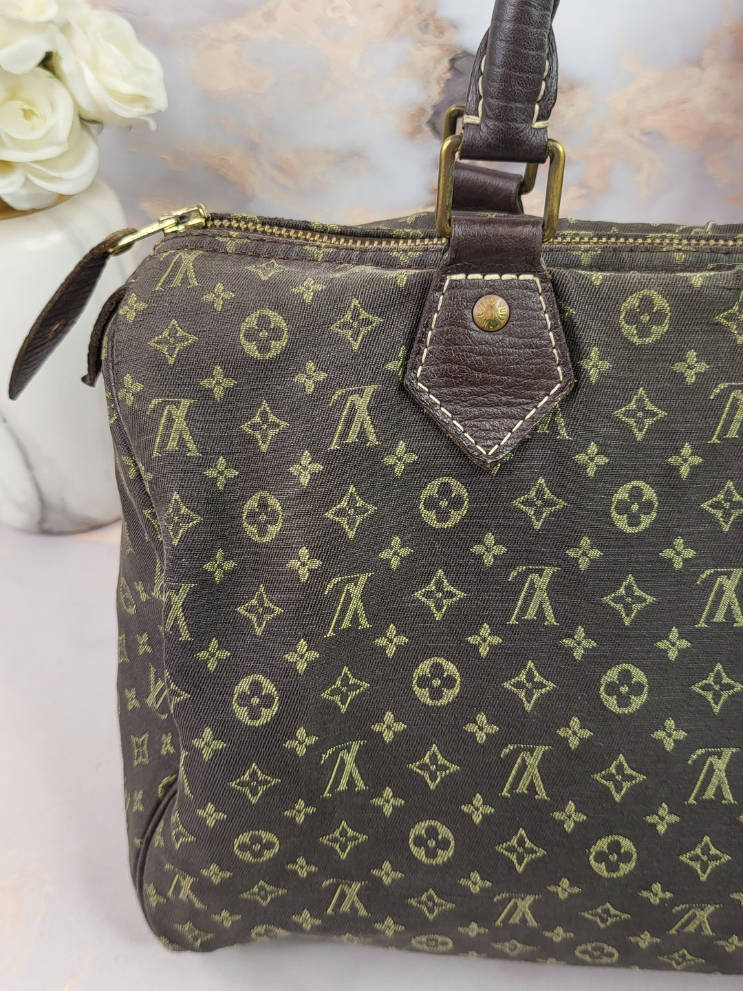 Louis Vuitton Mini Lin Speedy 30