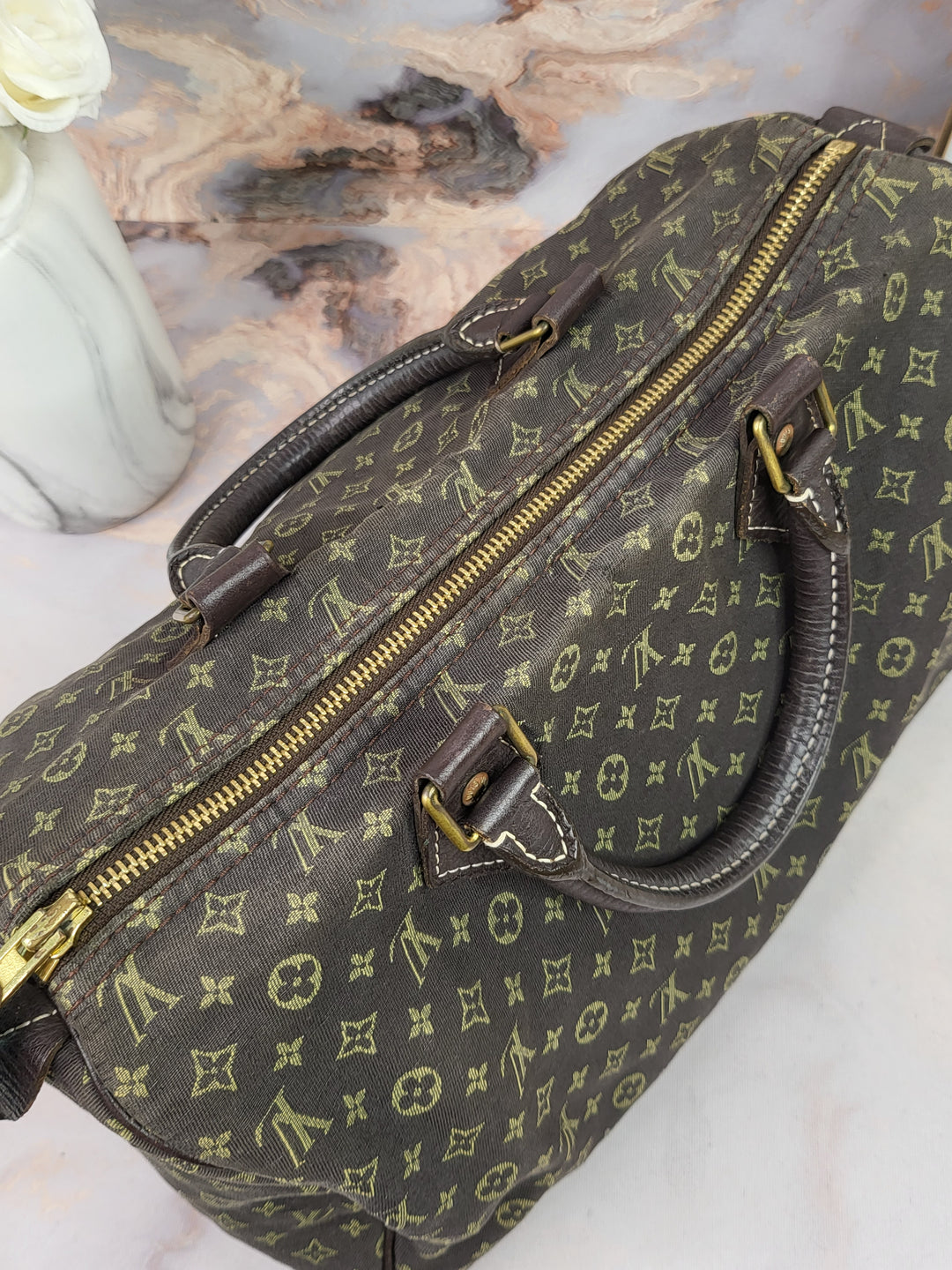 Louis Vuitton Mini Lin Speedy 30