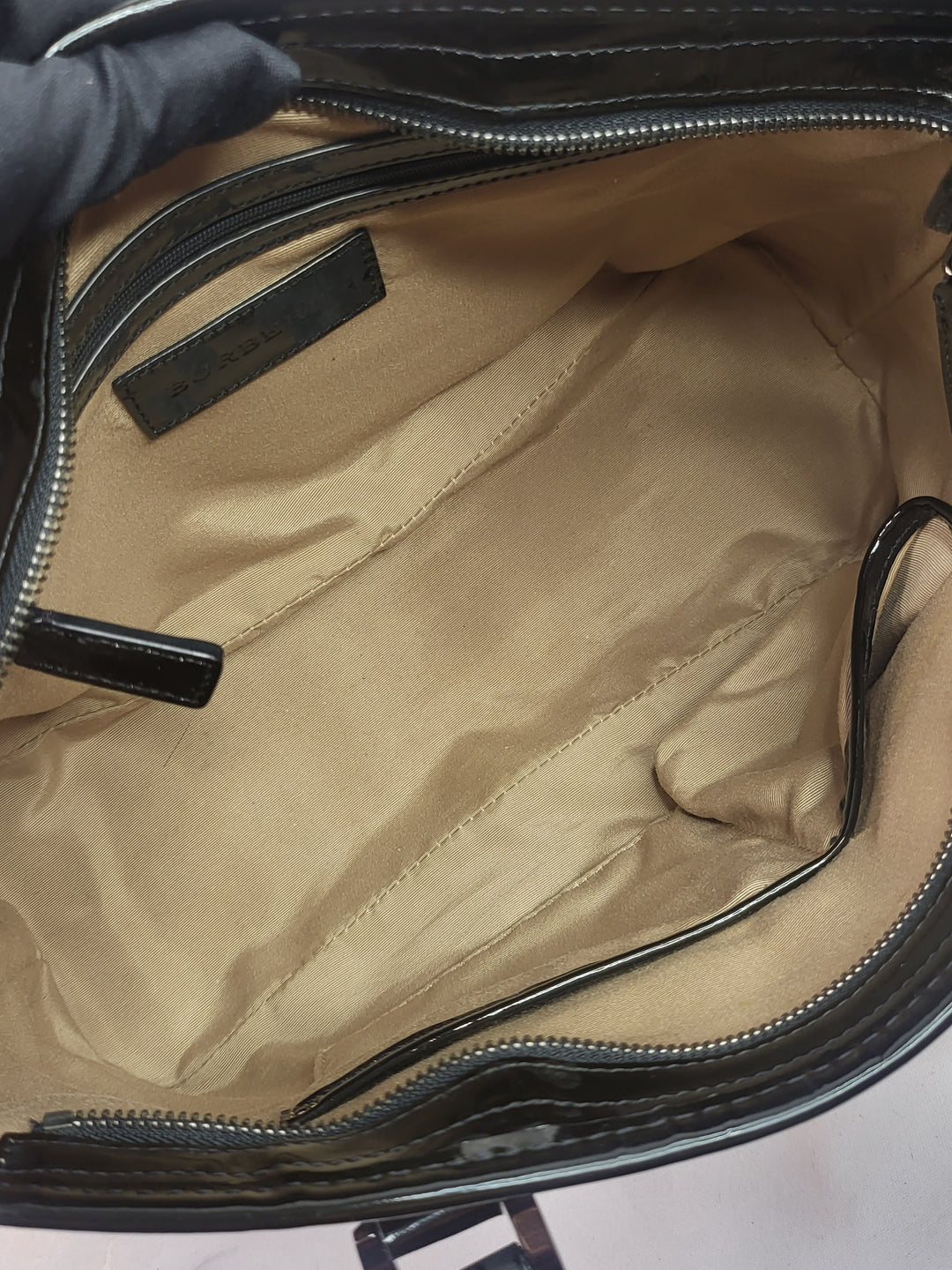 Burberry Nova Checked Tote Bag