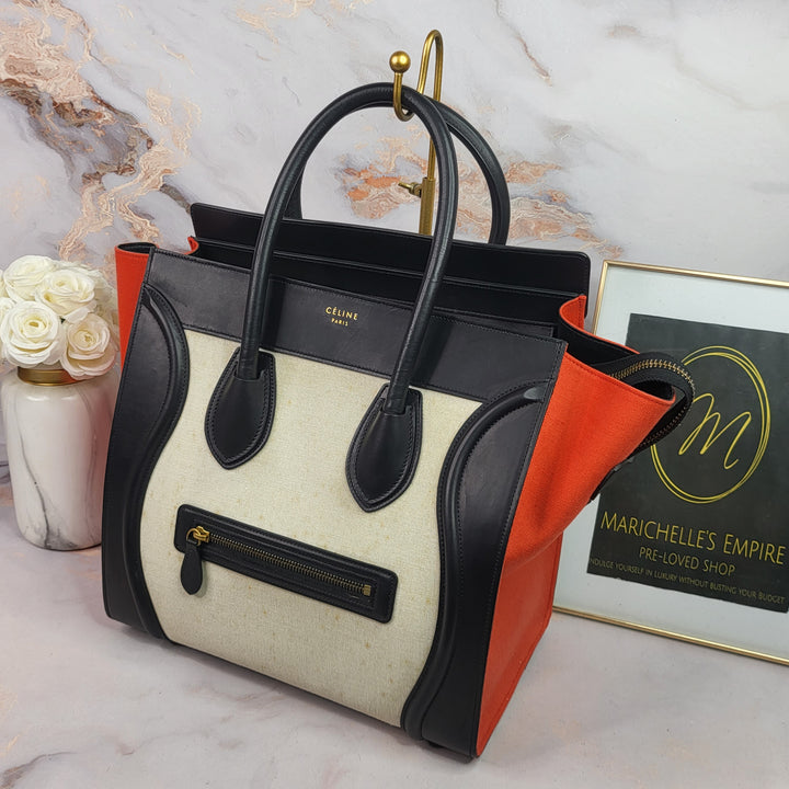 Celine Mini Tri-Color Luggage