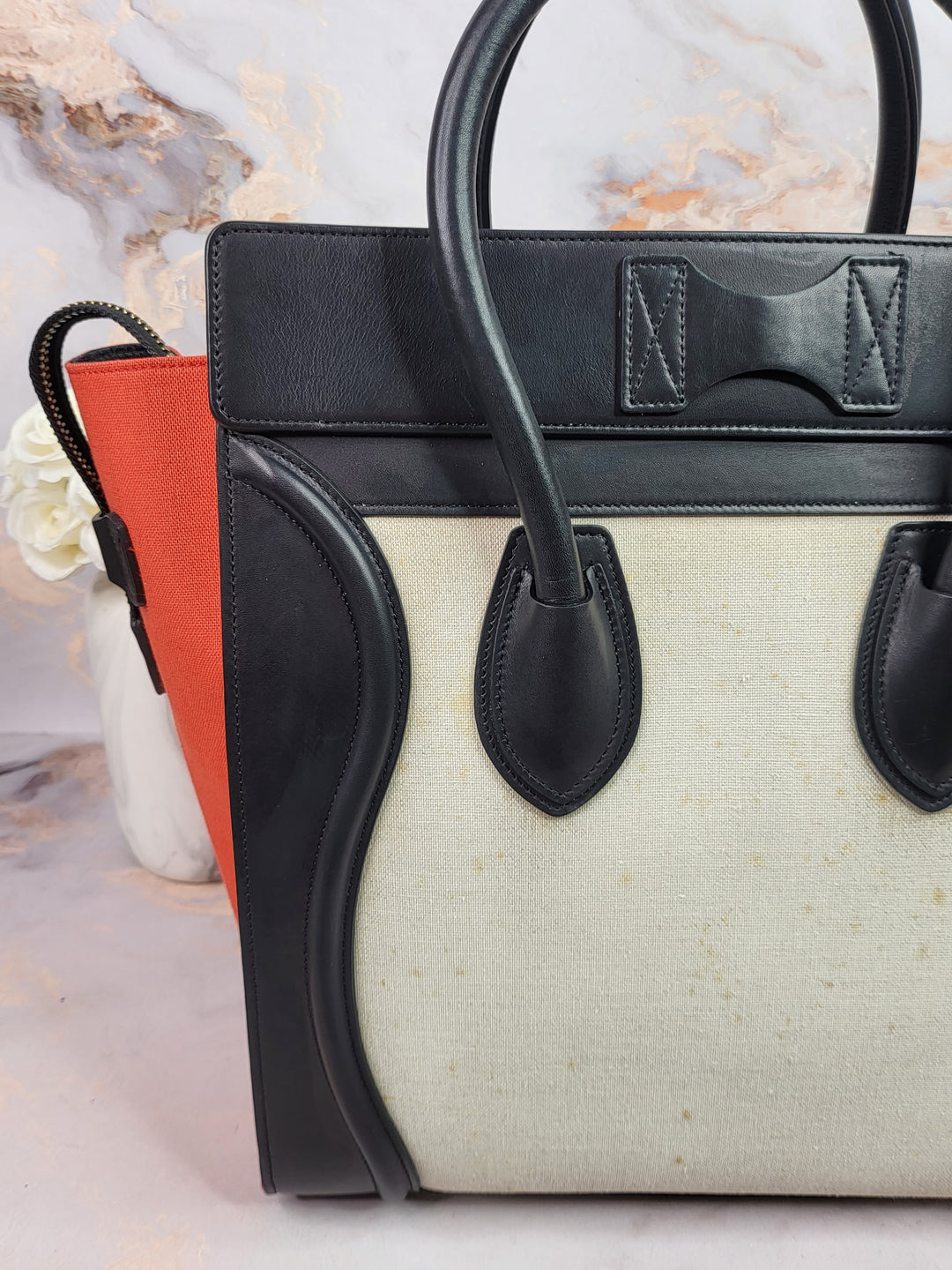 Celine Mini Tri-Color Luggage