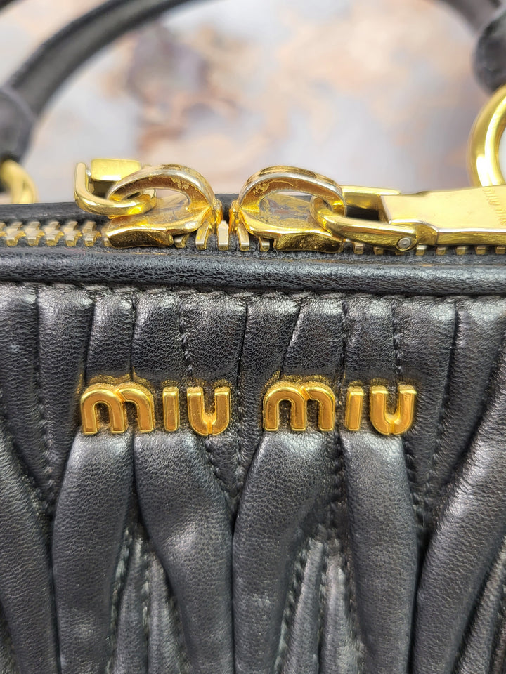 Miu Miu Matelasse Handbag