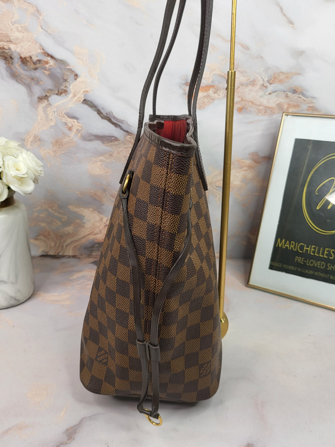 Louis Vuitton Damier Ebene Neverfull MM