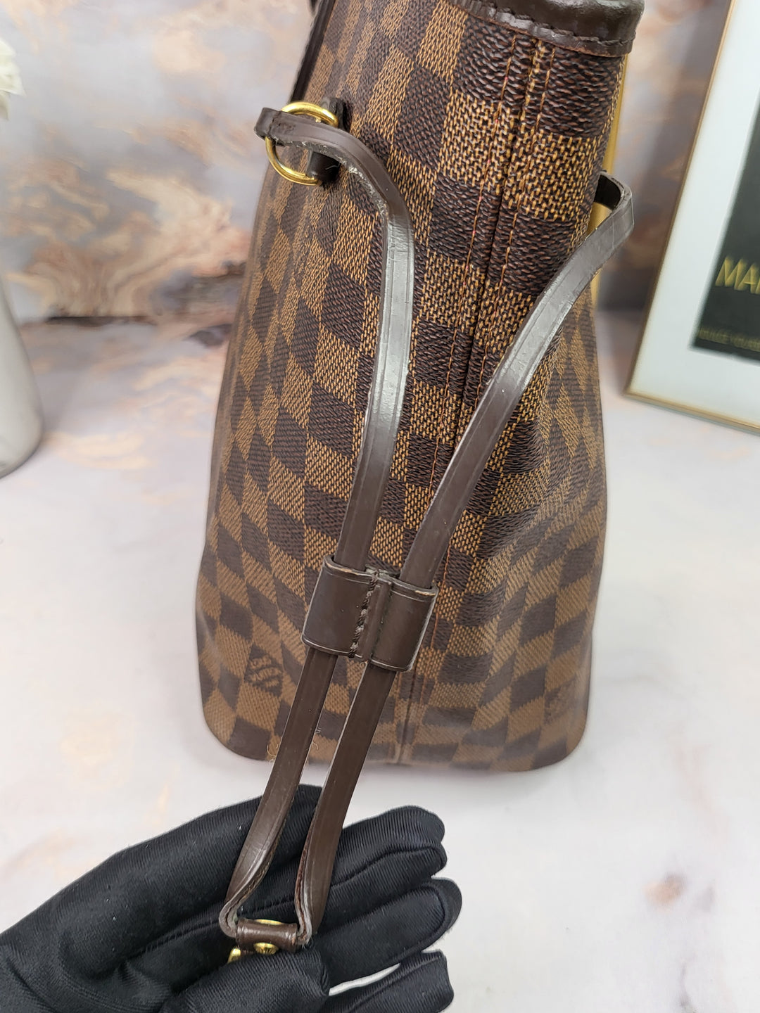 Louis Vuitton Damier Ebene Neverfull MM