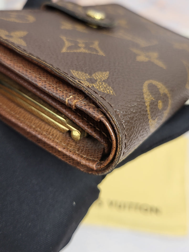 Louis Vuitton Monogram Kisslock Wallet