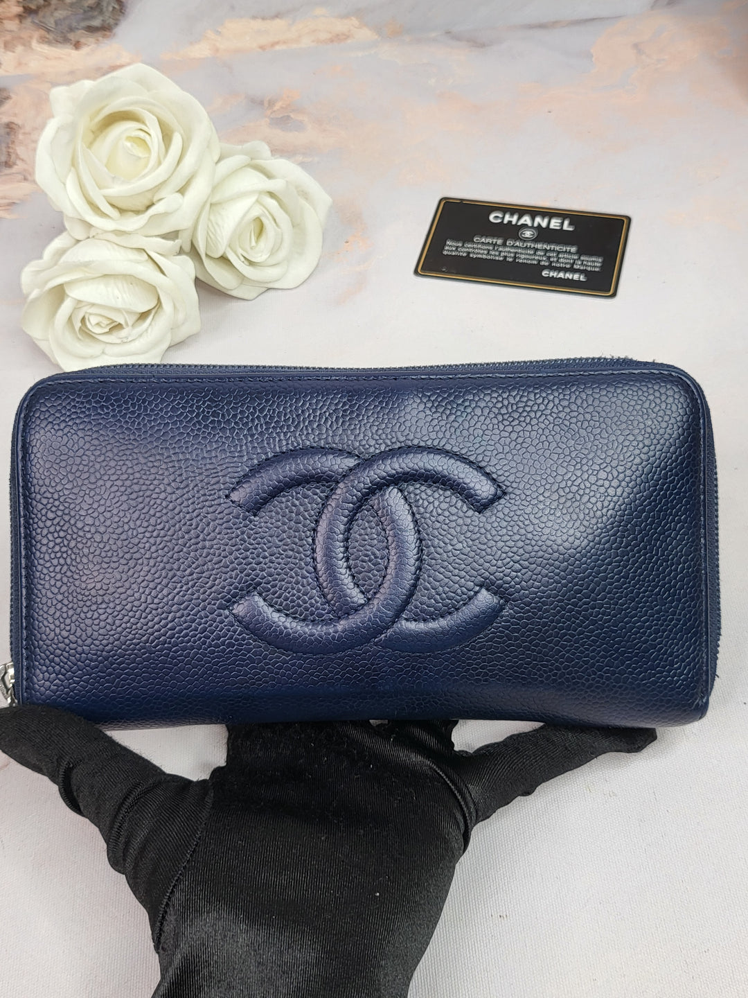 Chanel Caviar Zippy Wallet