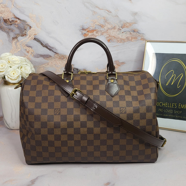 Louis Vuitton Damier Ebene Speedy 35