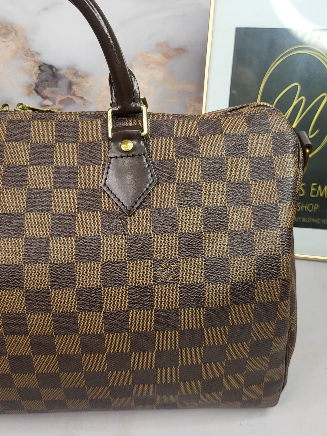 Louis Vuitton Damier Ebene Speedy 35