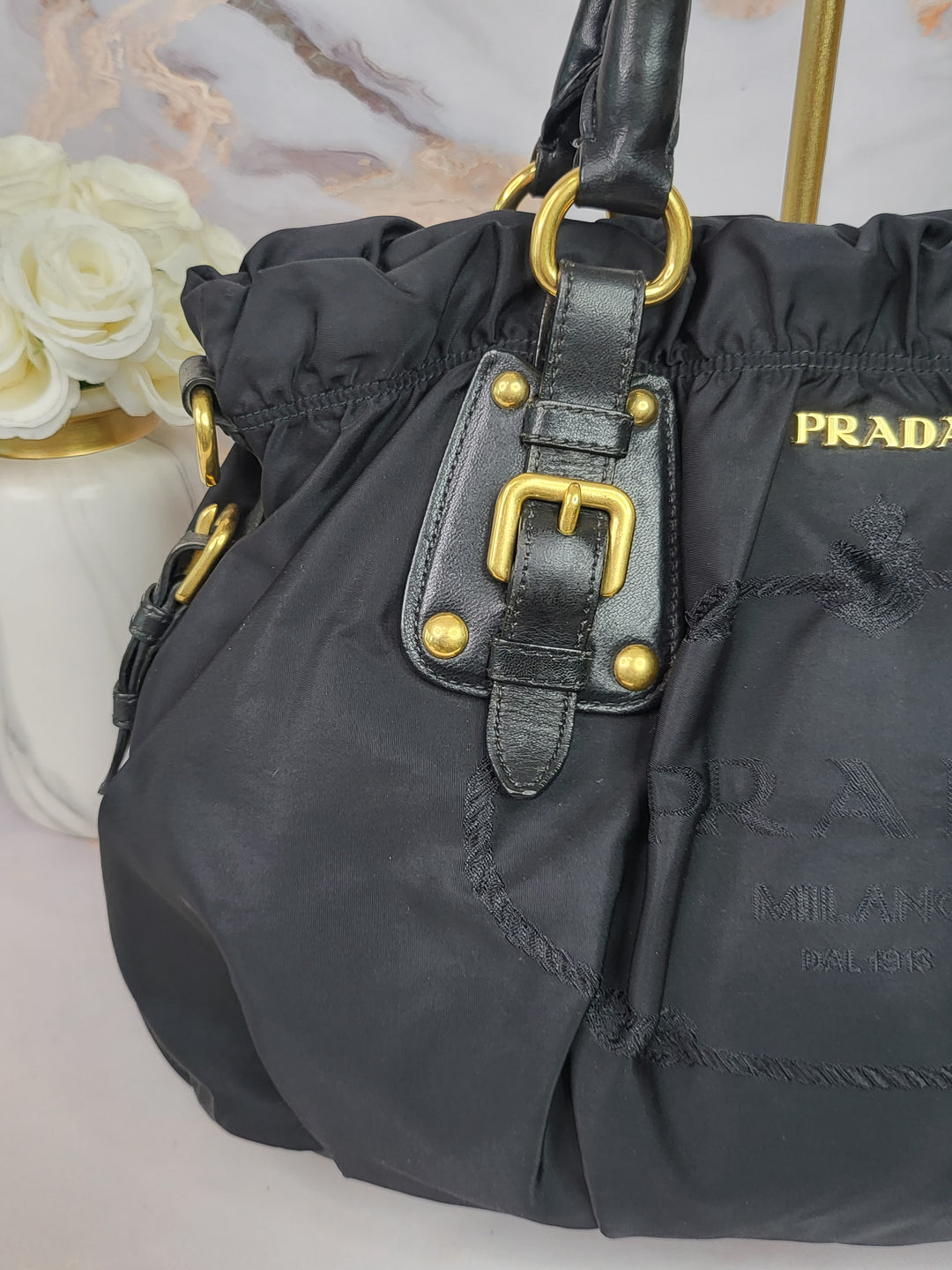 Prada Tessuto Jacquard Tote Bag #2