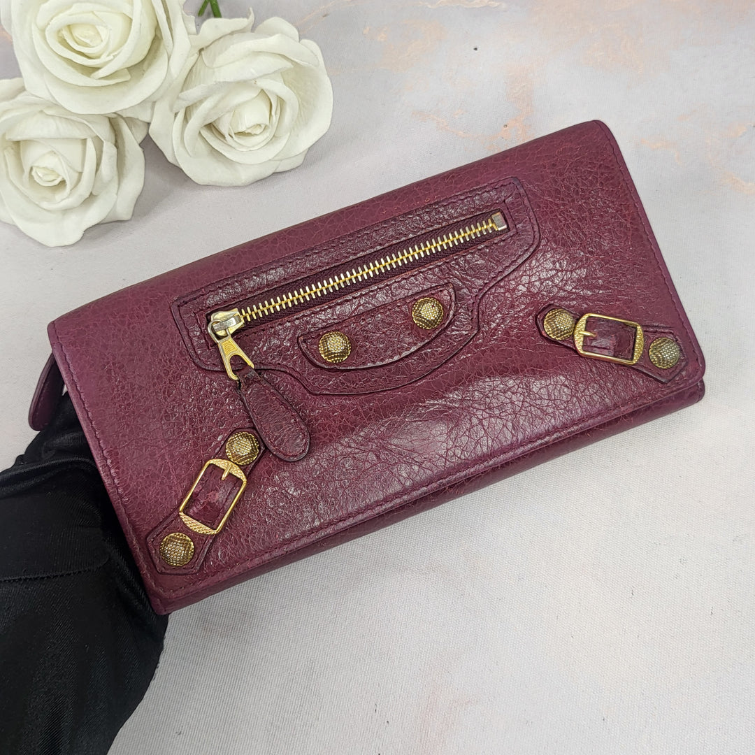 Balenciaga Agneau Long Wallet