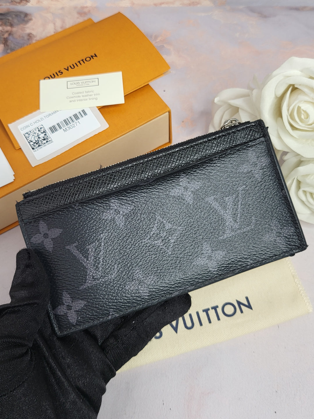 Louis Vuitton Monogram Eclipse Pocket Organizer