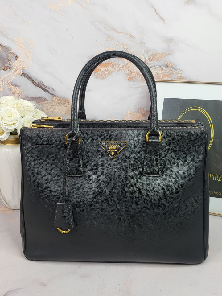 Prada Saffiano Lux Galleria Tote Bag