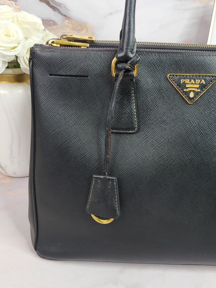 Prada Saffiano Lux Galleria Tote Bag