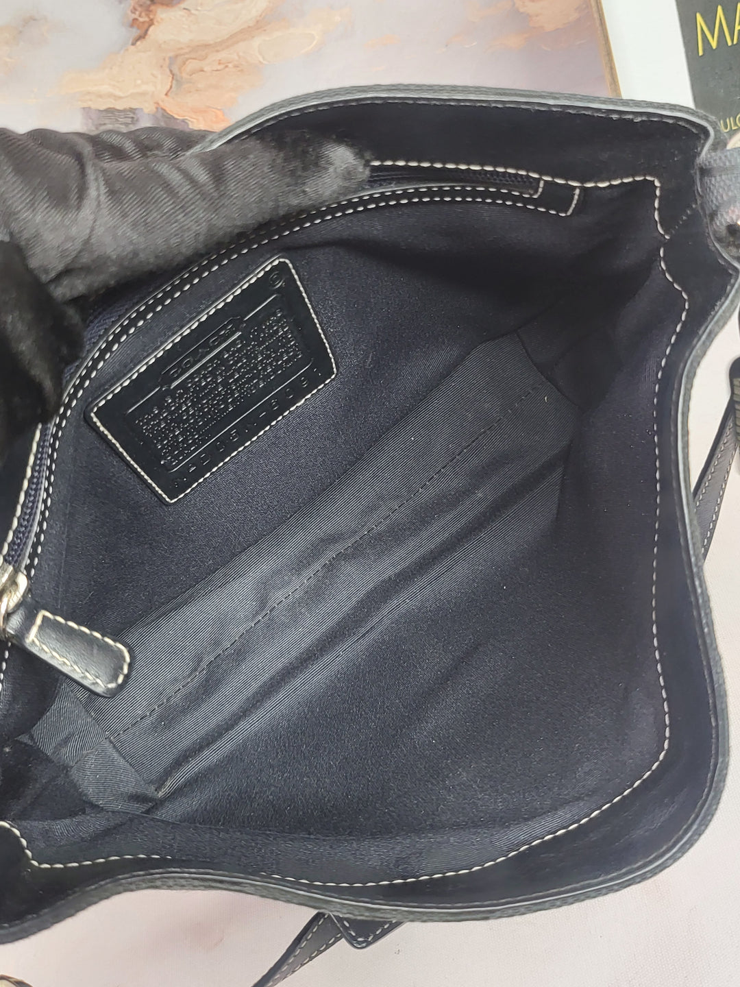 Coach Canvas Hobo Shoulder Bag