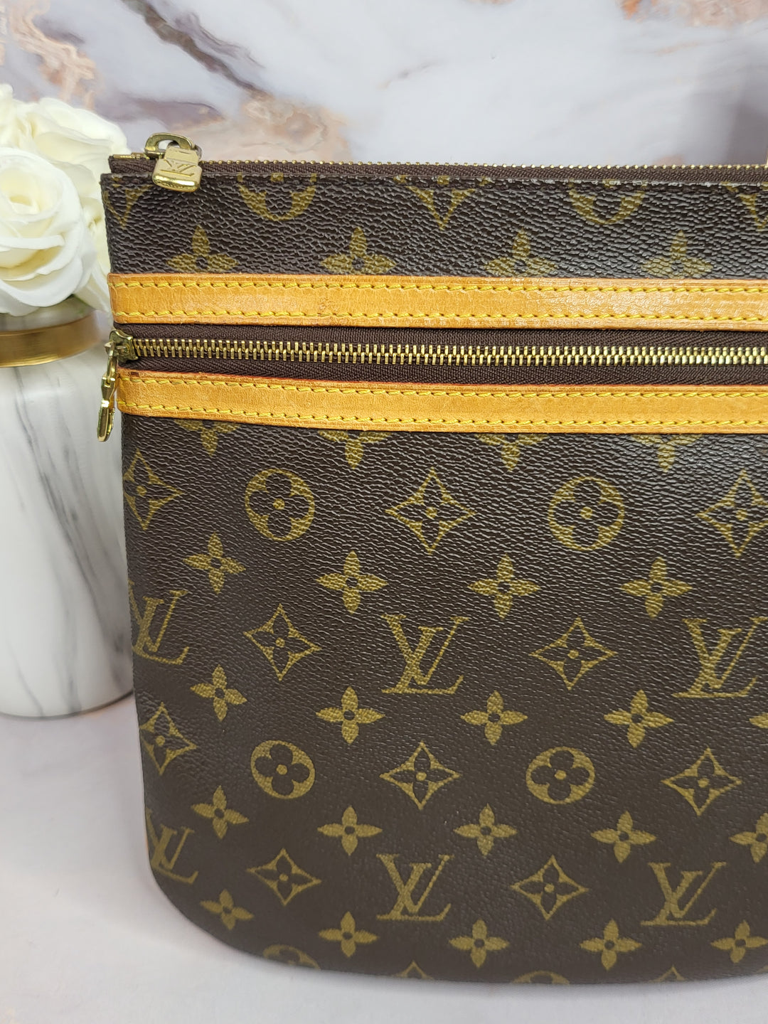 Louis Vuitton Monogram Bosphore Messenger Bag